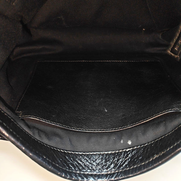 NIKI Medium Chevron Calfskin Black