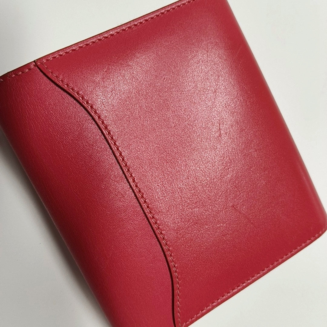 Authenticated pre-owned  Constance Box Calf Pink Wallet - Wallet at Looply