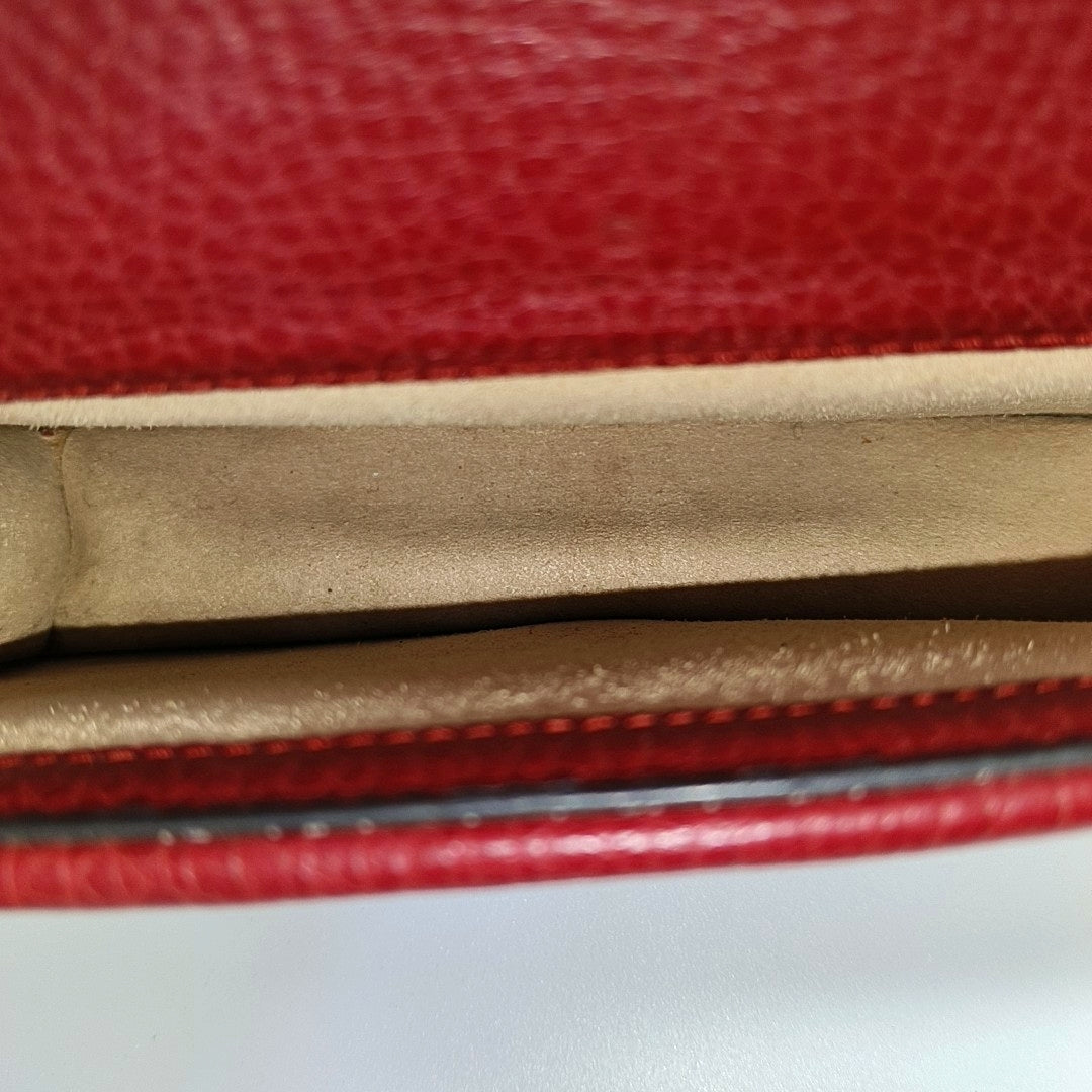Authenticated pre-owned  Dionysus Super Mini Calfskin Red - Shoulder Bag at Looply