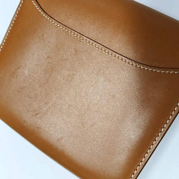 Authenticated pre-owned  Constance Box Calf Brown Wallet - Wallet at Looply