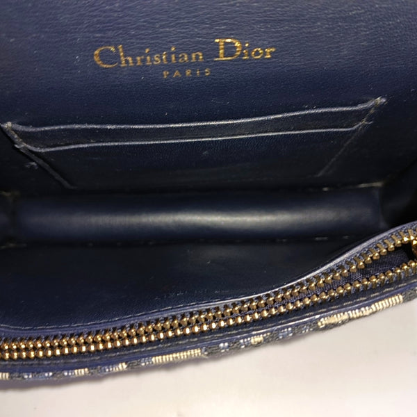 Authenticated pre-owned  Saddle Oblique Canvas Blue - Belt Bag at Looply