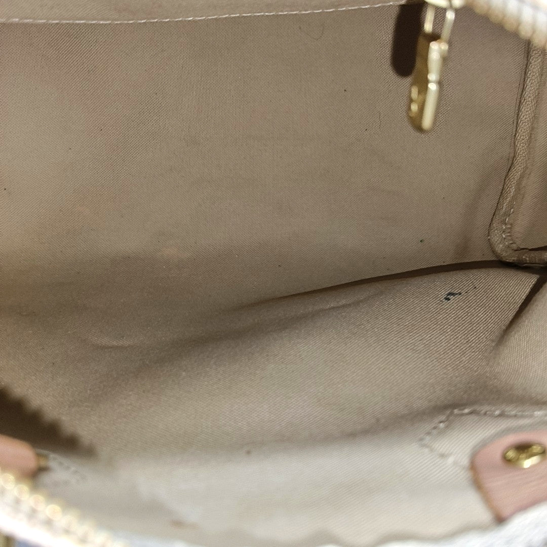 Authenticated pre-owned  Speedy 25 Damier Azur Coated Canvas White - Top Handle Bag at Looply