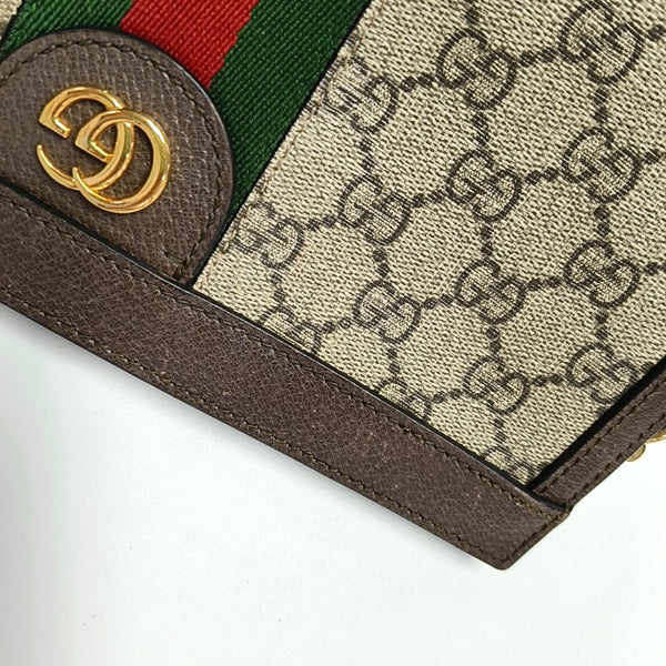 Authenticated pre-owned  Ophidia Small Monogram Coated Canvas Beige - Shoulder Bag at Looply