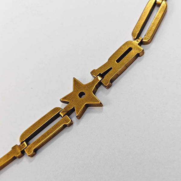 Authenticated pre-owned  J'ADIOR Logo Gold-Tone Metal Bracelet - Bracelet at Looply