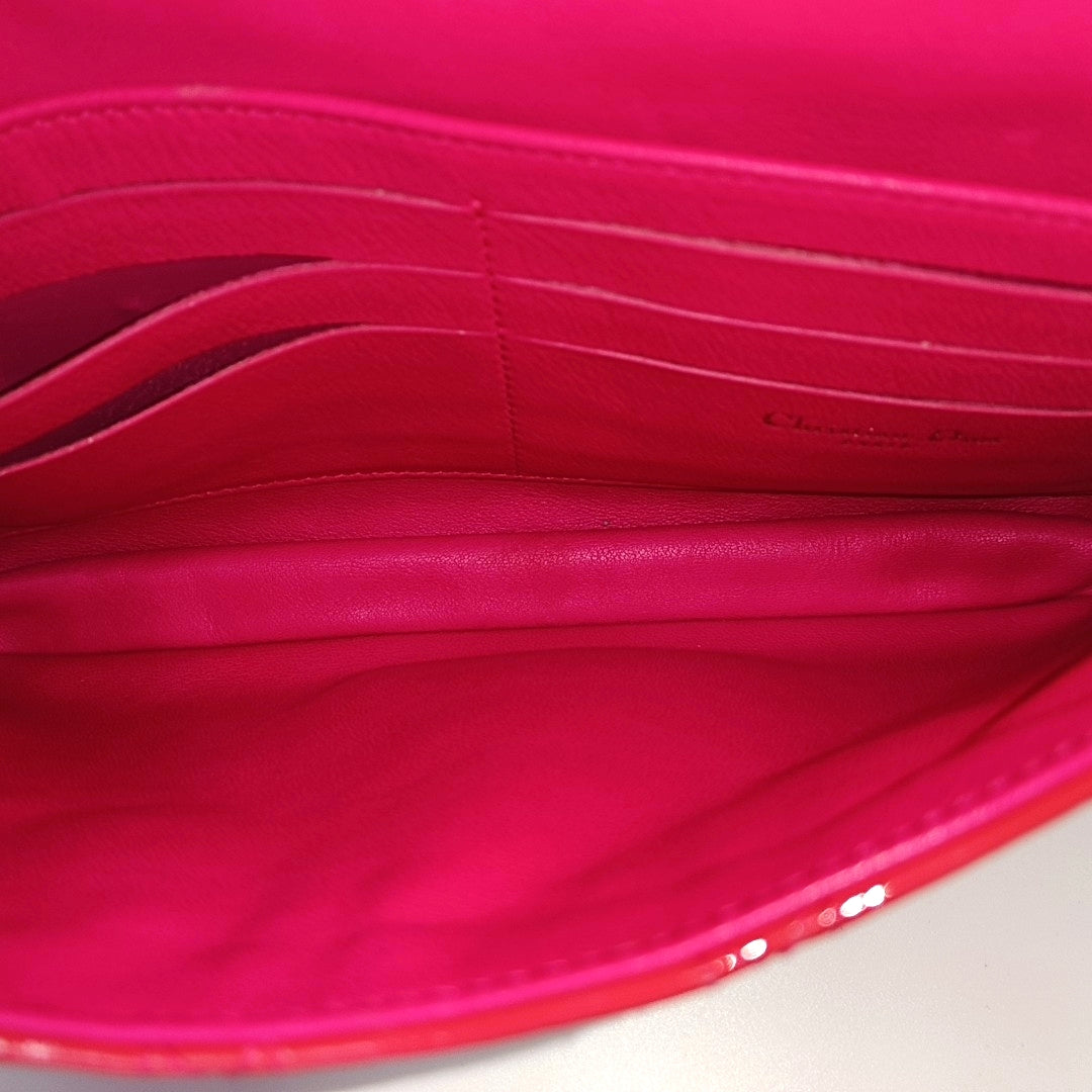 New Lock Cannage Patent Leather Red