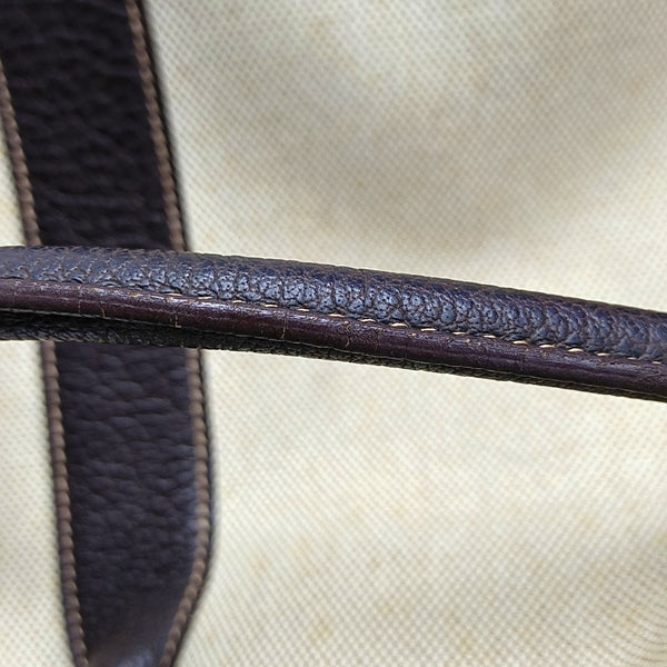Authenticated pre-owned  Garden Party 36 Canvas Beige - Top Handle Bag at Looply