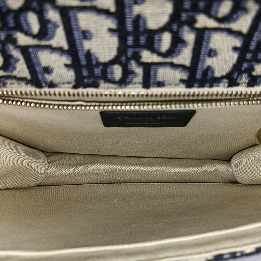 Dioraddict Oblique Canvas Blue