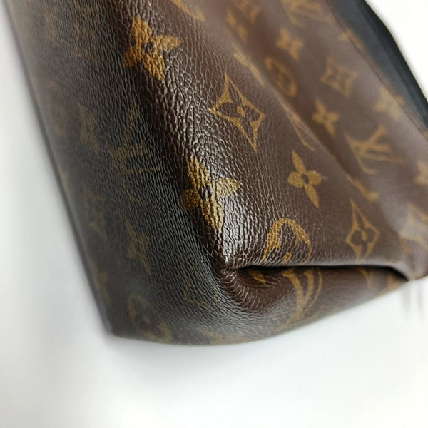 Authenticated pre-owned  Pallas Monogram Coated Canvas Brown - Clutch at Looply