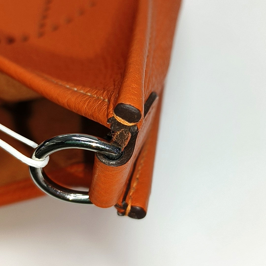 Authenticated pre-owned  Evelyne TPM Clemence Orange - Shoulder Bag at Looply