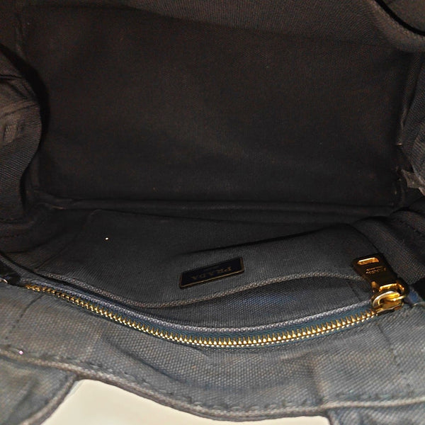 Denim Quilted Denim Black