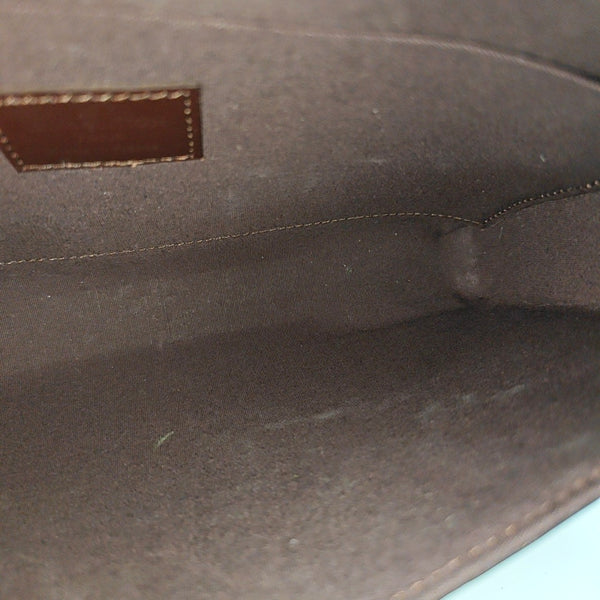 Authenticated pre-owned  Félicie Monogram Patent Leather Brown - Shoulder Bag at Looply