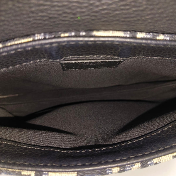 Authenticated pre-owned  Saddle Oblique Canvas Blue - Shoulder Bag at Looply