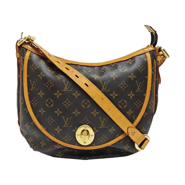 TULUM GM Monogram Coated Canvas Brown