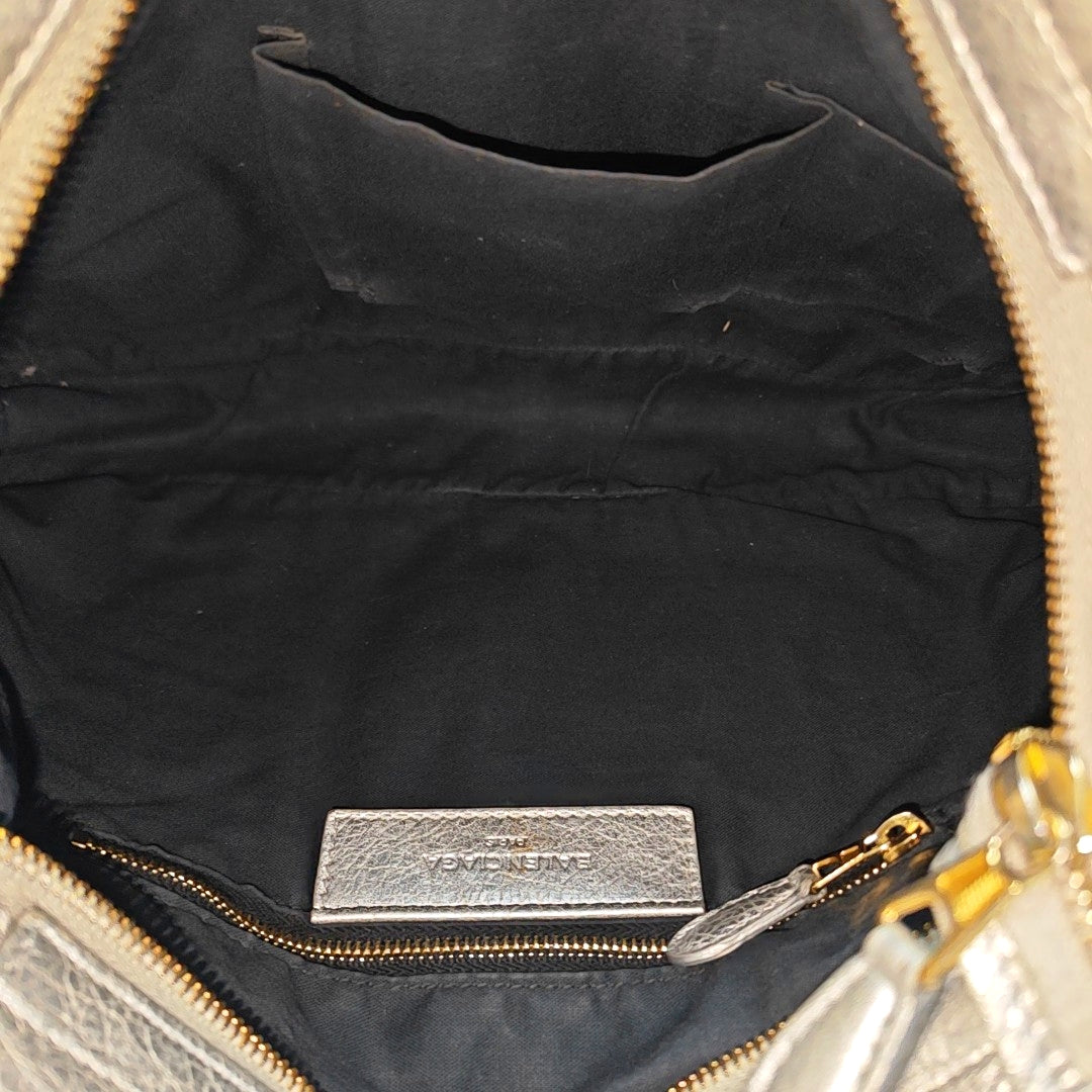Classic City Small Lambskin Silver