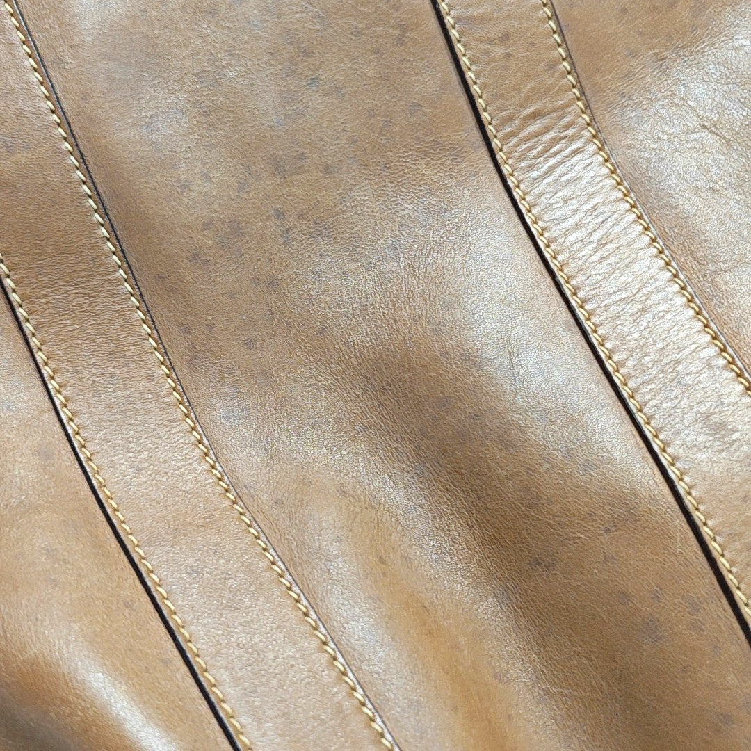 Authenticated pre-owned  Ophidia Calfskin Brown - Backpack at Looply