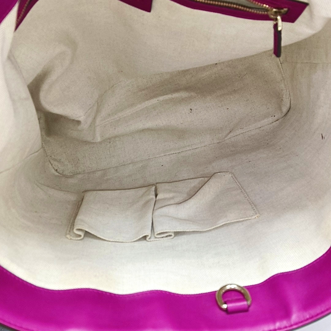 Authenticated pre-owned  Microguccissima Monogram Patent Leather Pink - Shoulder Bag at Looply