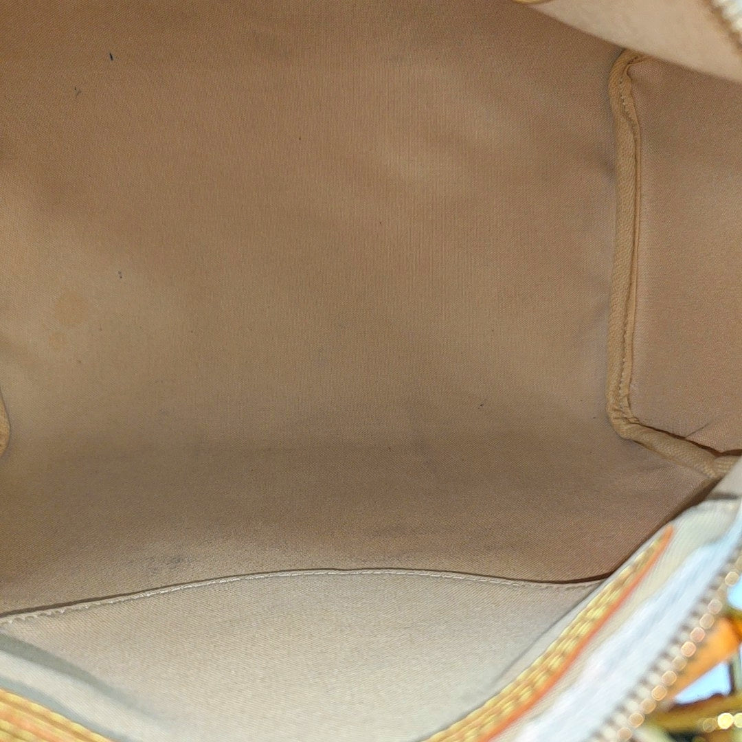 Authenticated pre-owned  Speedy 30 Damier Azur Coated Canvas White - Top Handle Bag at Looply