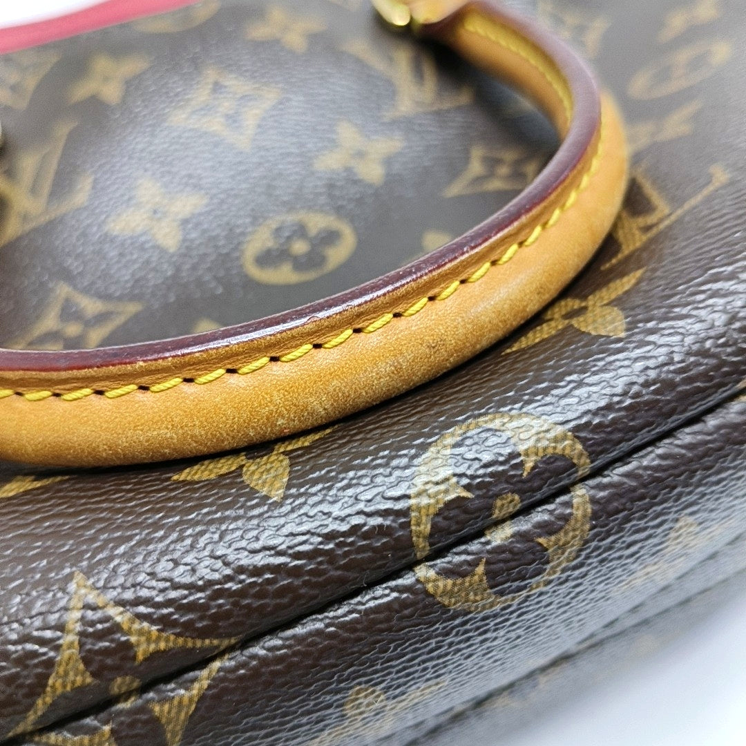 Authenticated pre-owned  Pallas BB Monogram Coated Canvas Brown - Shoulder Bag at Looply