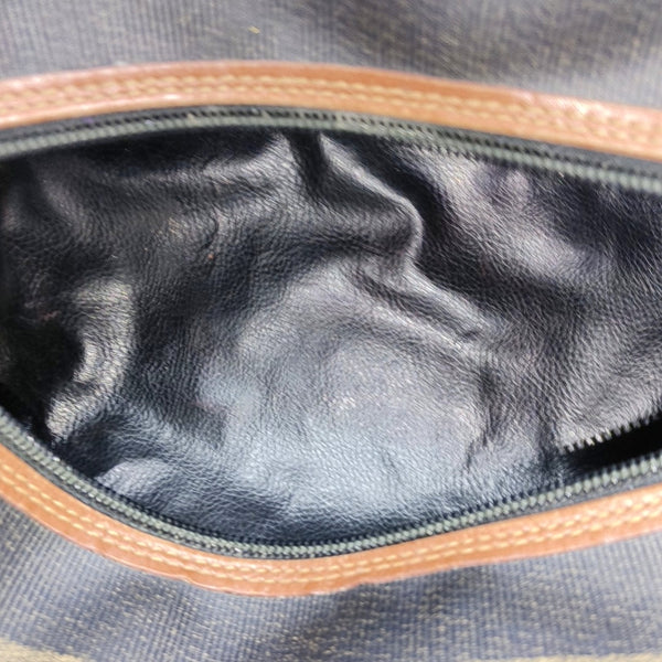Coated Canvas Top Handle Bag Multicolor