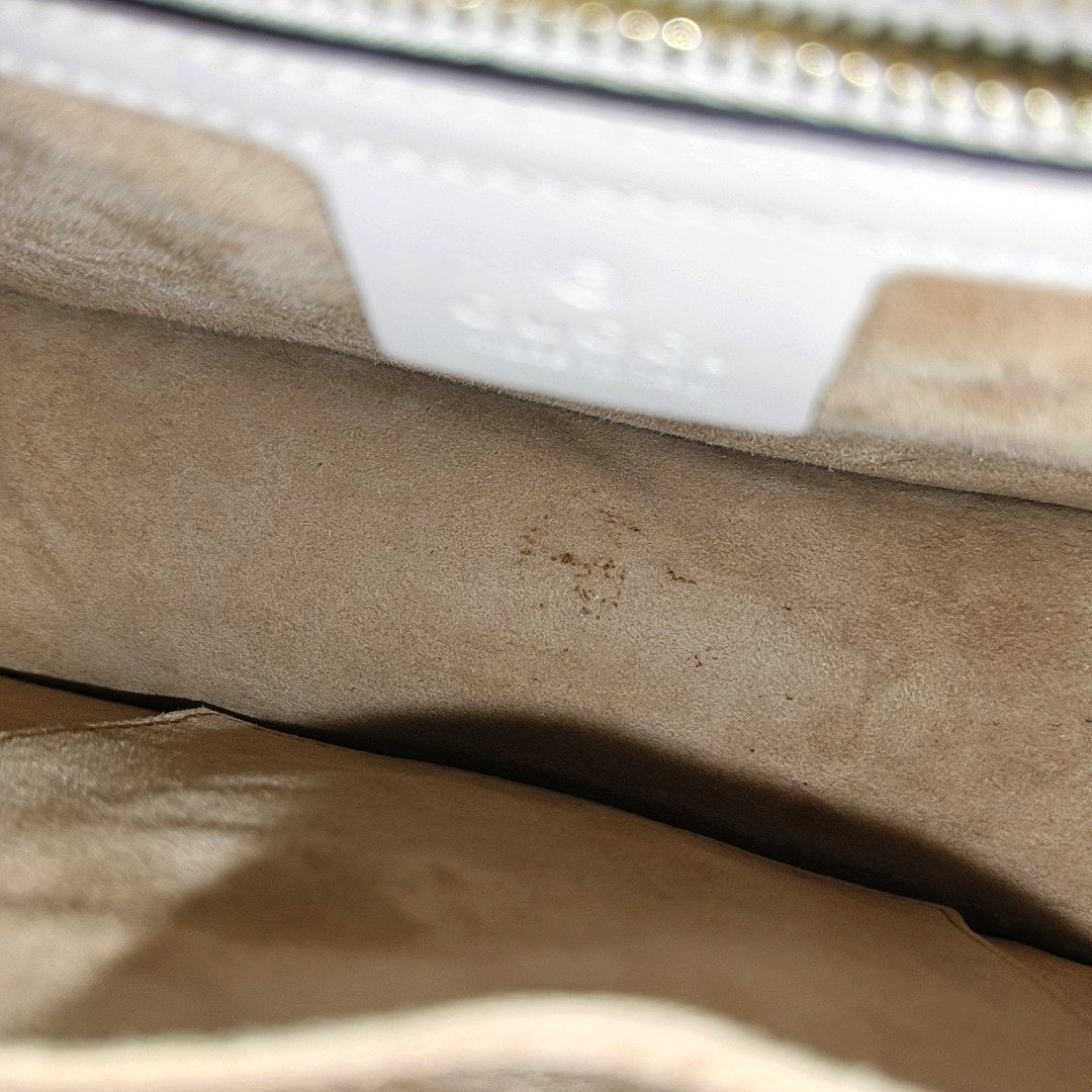 Authenticated pre-owned  Sylvie Small Calfskin White - Shoulder Bag at Looply