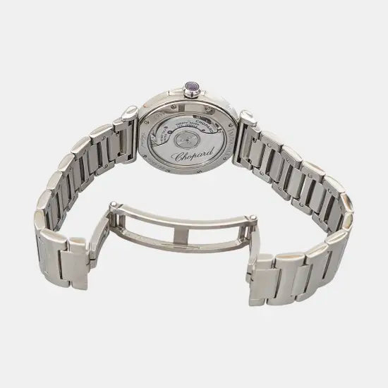 PREMIERE Reloj de cuarzo de acero inoxidable negro de 20 mm
