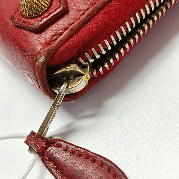 Authenticated pre-owned  Classic City Lambskin Red Wallet - Wallet at Looply