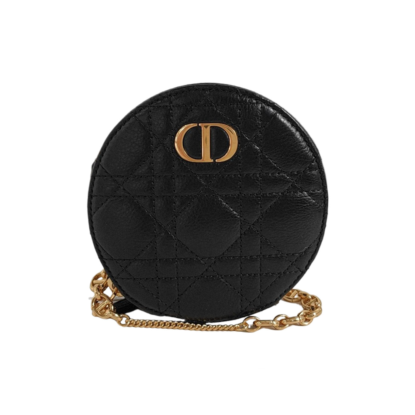Authenticated pre-owned  Dior Caro Calfskin Black - Crossbody Bag at Looply