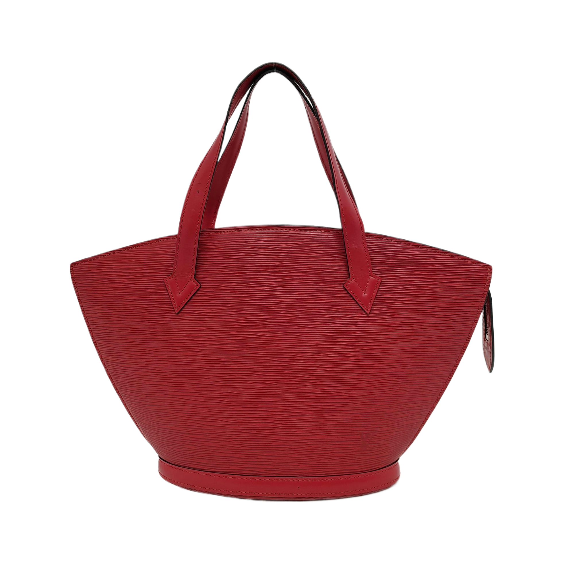 Authenticated pre-owned  Saint Jacques PM Epi Red - Top Handle Bag at Looply
