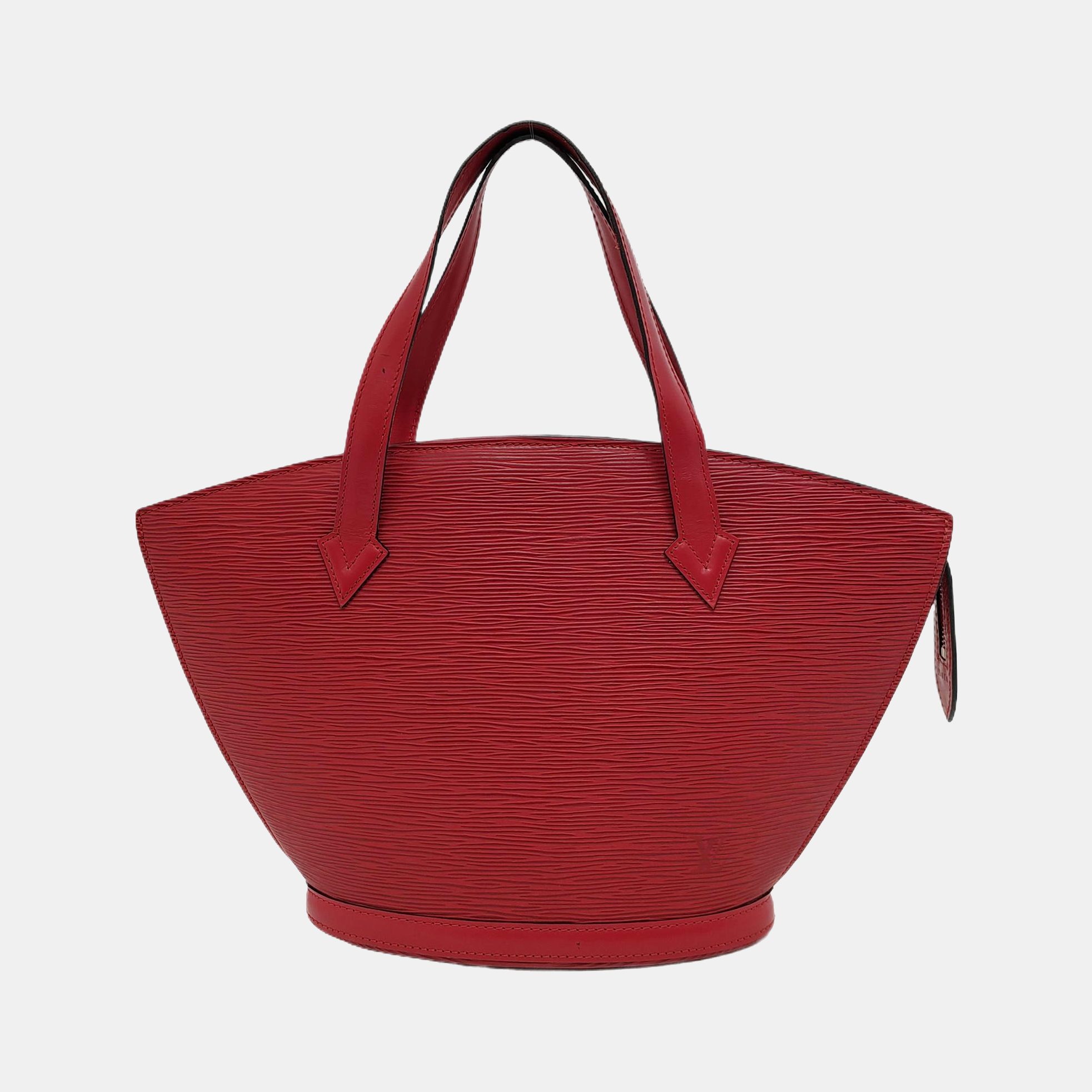 Authenticated pre-owned  Saint Jacques PM Epi Red - Top Handle Bag at Looply