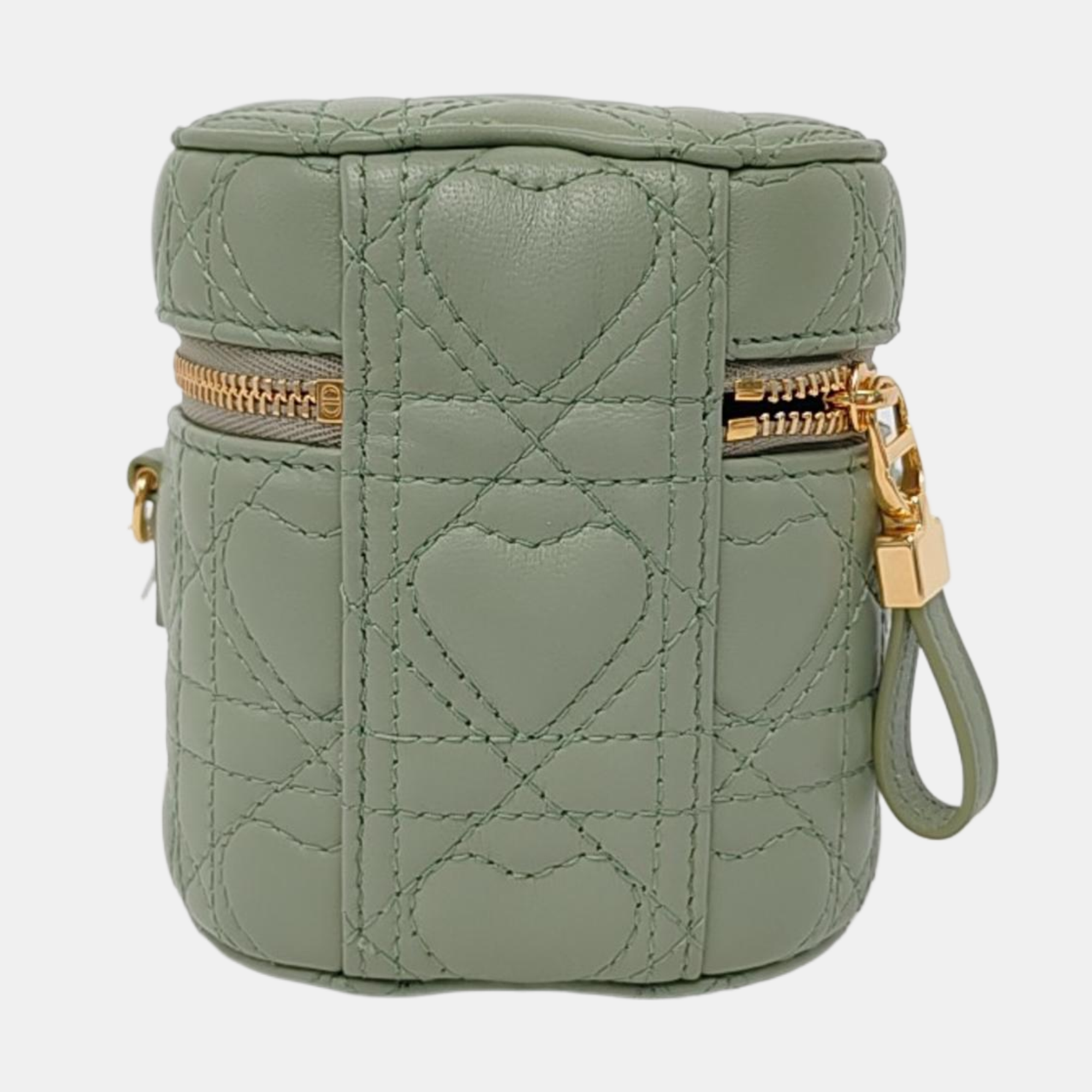 Authenticated pre-owned  Lady Dior Lambskin Green - Crossbody Bag at Looply