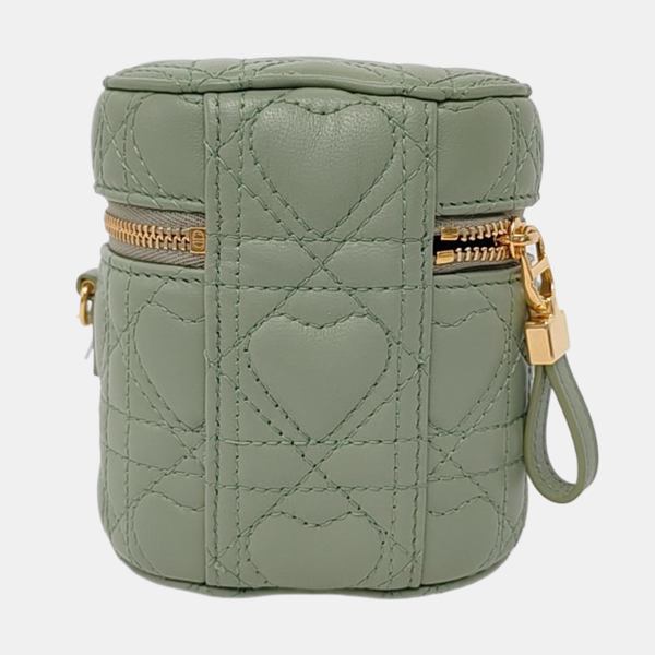 Authenticated pre-owned  Lady Dior Lambskin Green - Crossbody Bag at Looply
