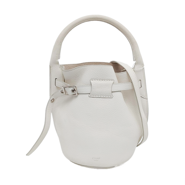 Authenticated pre-owned  Big Bag Nano Calfskin White - Crossbody Bag at Looply
