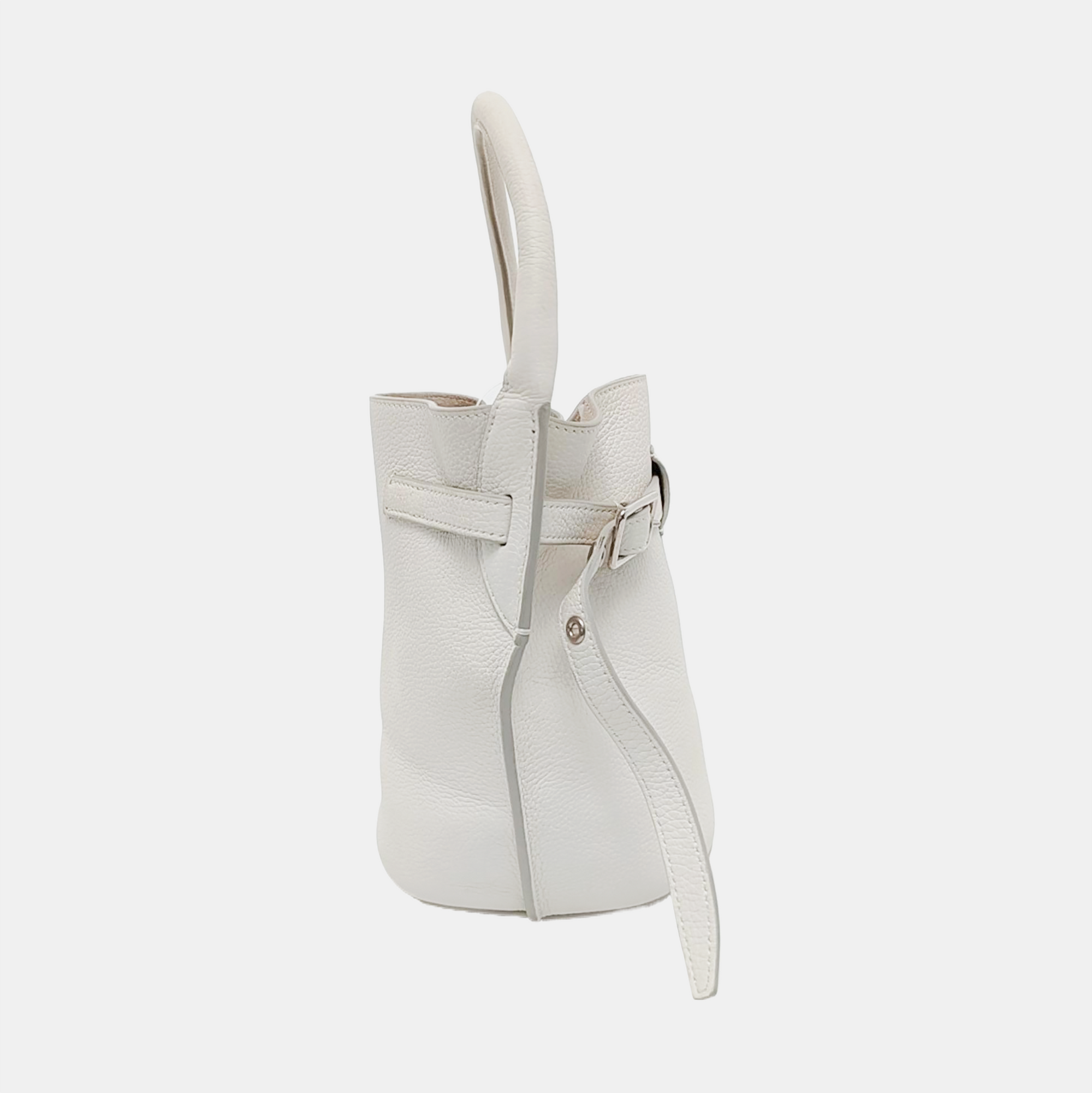 Authenticated pre-owned  Big Bag Nano Calfskin White - Crossbody Bag at Looply