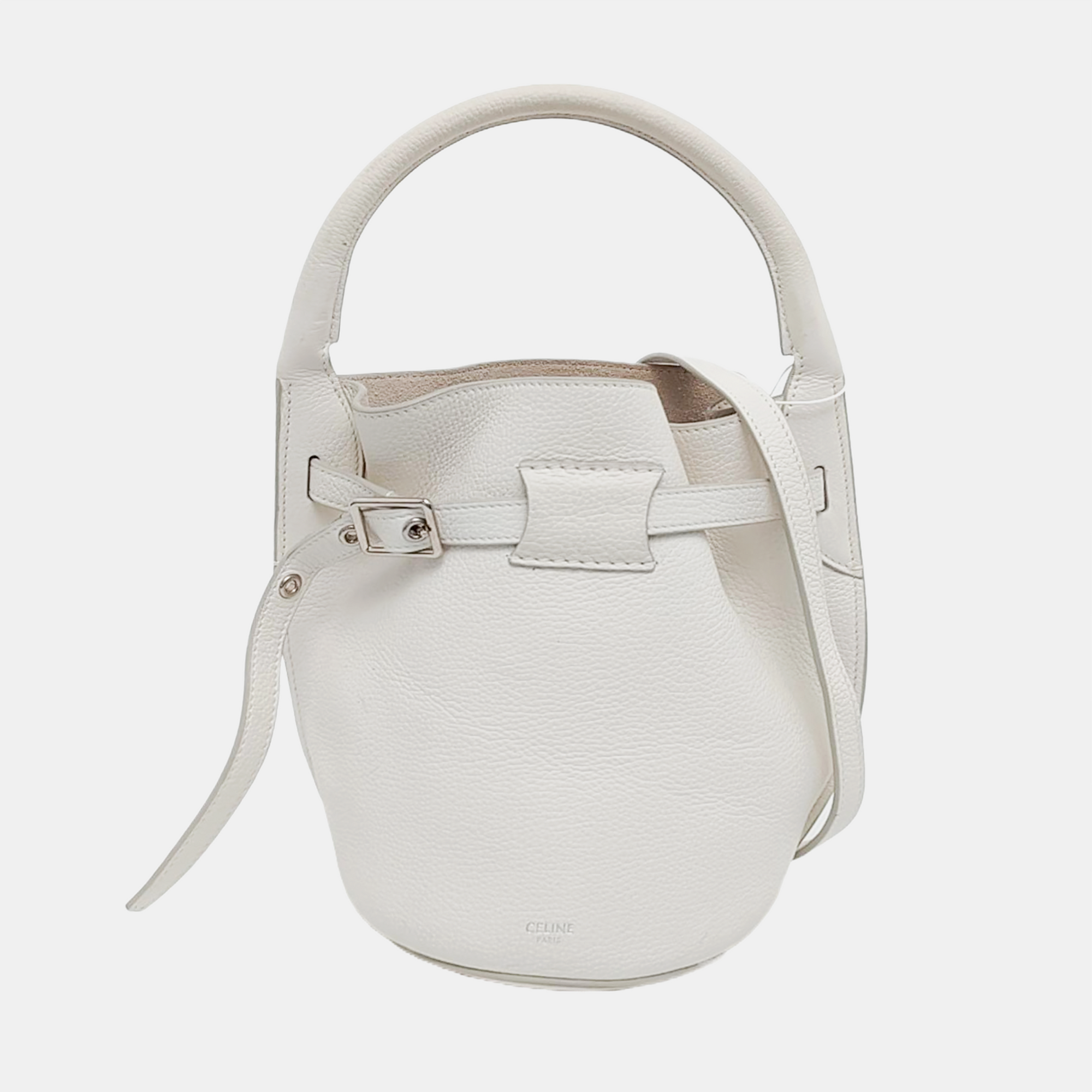 Authenticated pre-owned  Big Bag Nano Calfskin White - Crossbody Bag at Looply