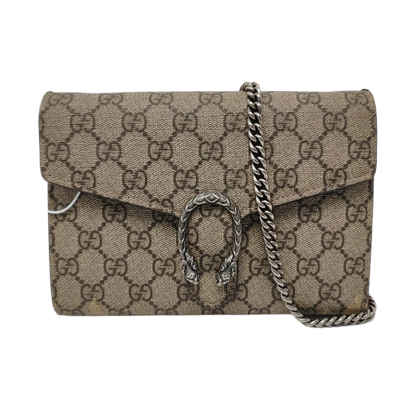 Authenticated pre-owned  Dionysus Monogram Coated Canvas Beige - Shoulder Bag at Looply