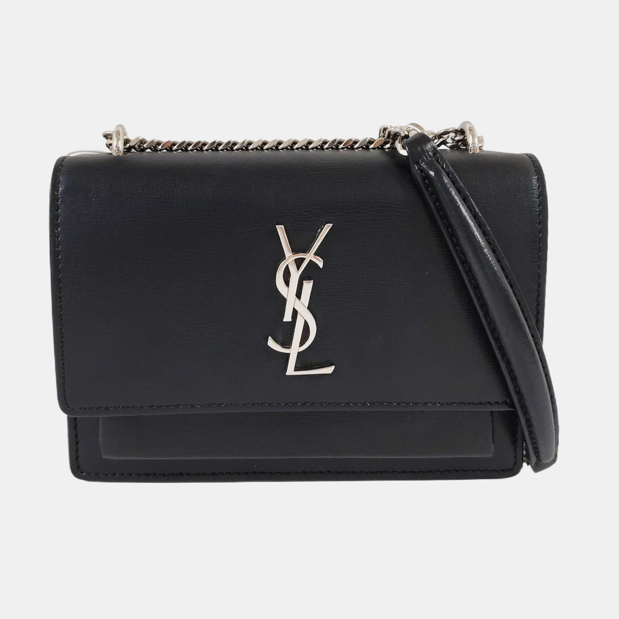 Authenticated pre-owned  Sunset Calfskin Black - Handbags at Looply