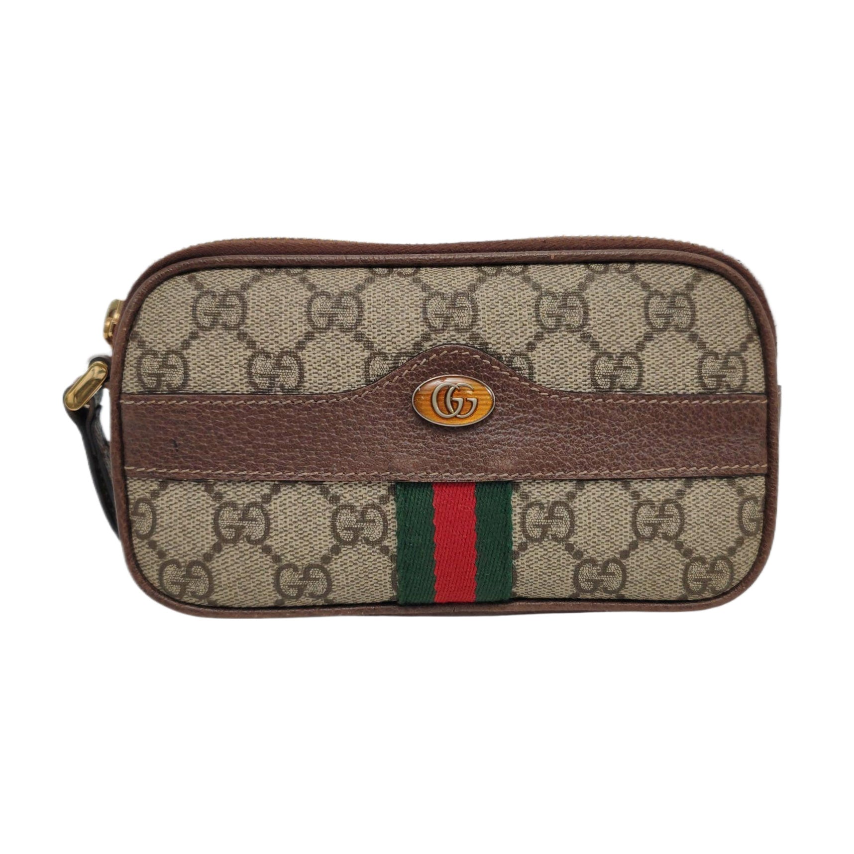 Authenticated pre-owned  Ophidia Monogram Coated Canvas Beige - Clutch at Looply