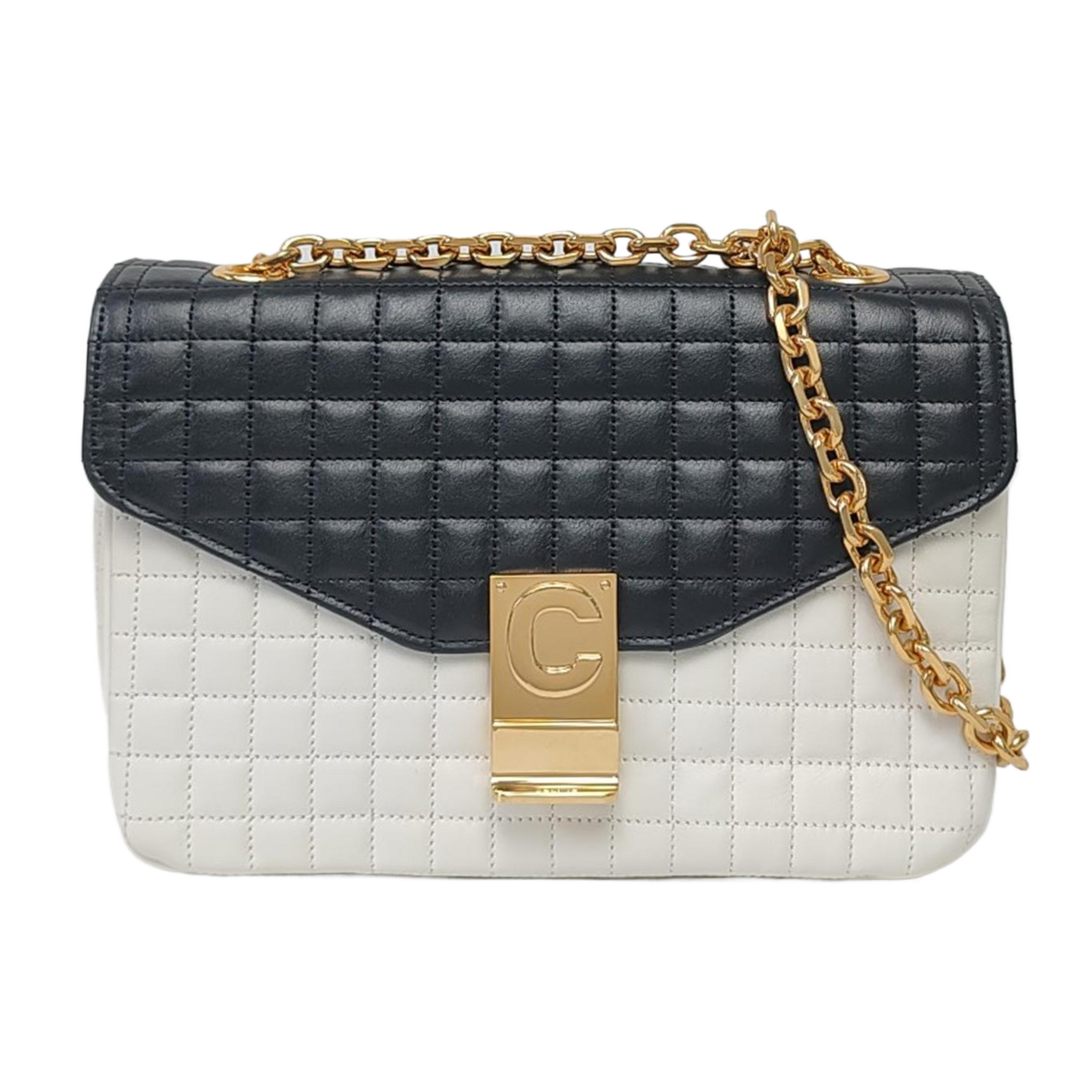 Authenticated pre-owned  C Medium Calfskin Multicolor - Shoulder Bag at Looply