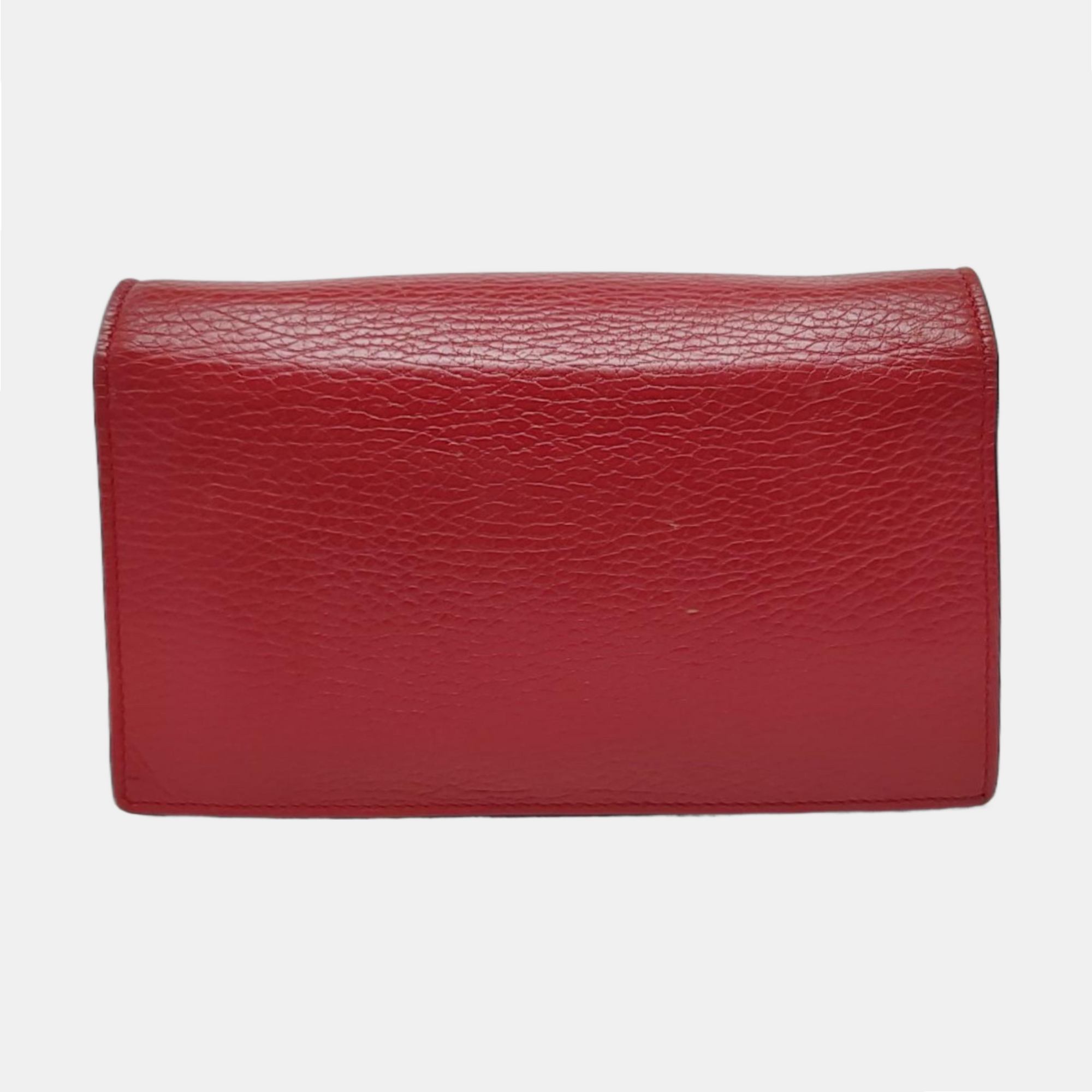 Authenticated pre-owned  Interlocking G Calfskin Red - Handbags at Looply