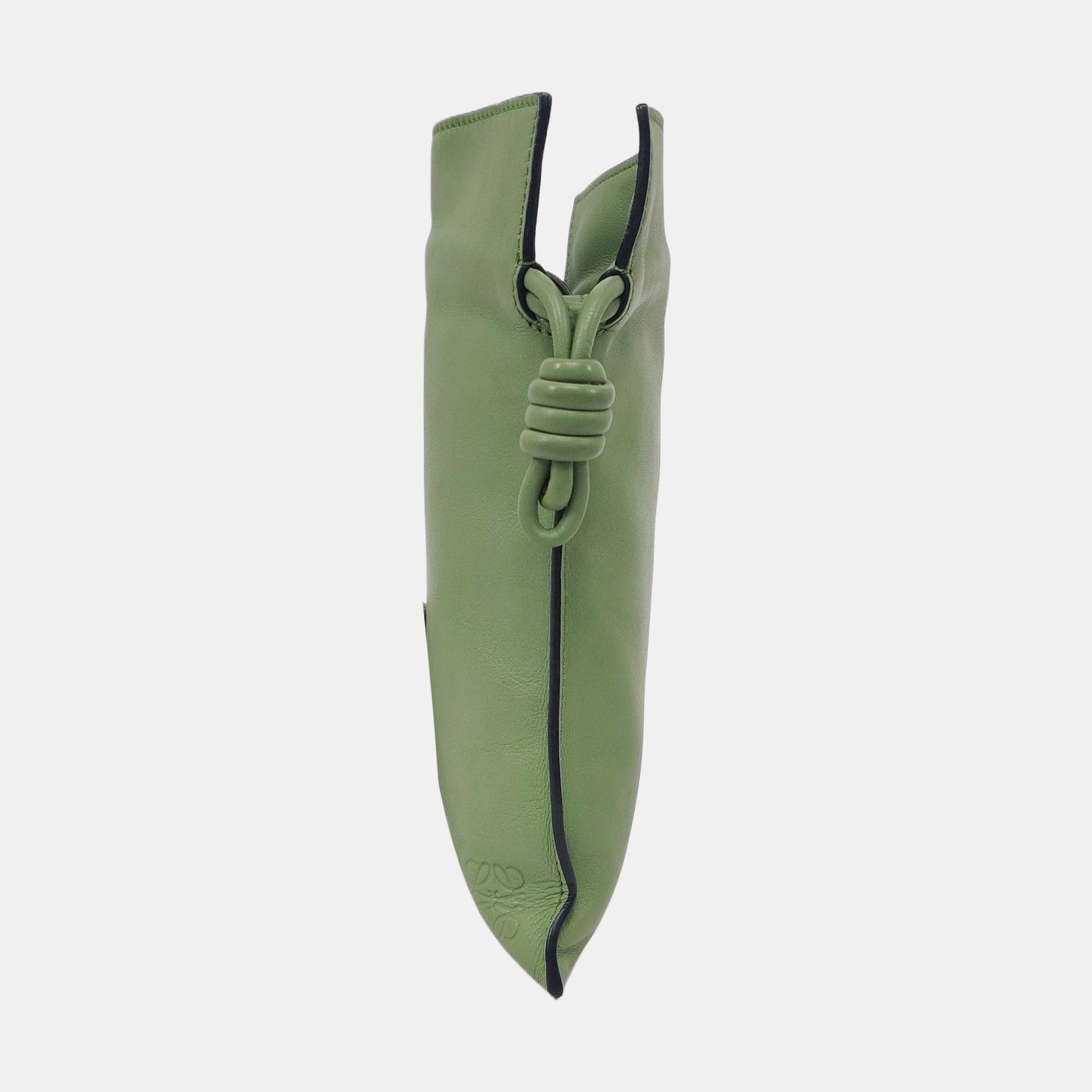 Authenticated pre-owned  Flamenco Calfskin Green - Crossbody Bag at Looply