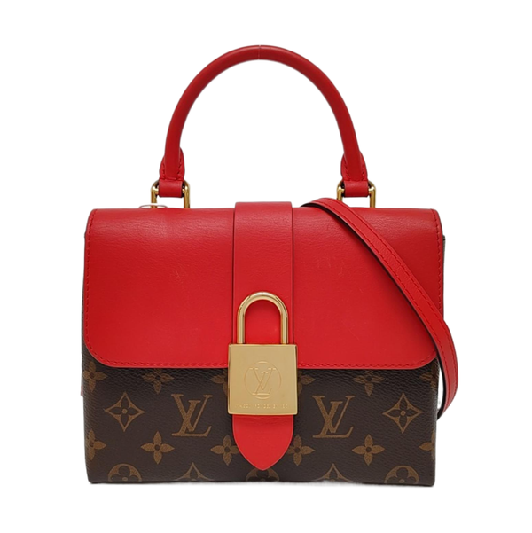Authenticated pre-owned  Locky BB Monogram Coated Canvas Red - Shoulder Bag at Looply