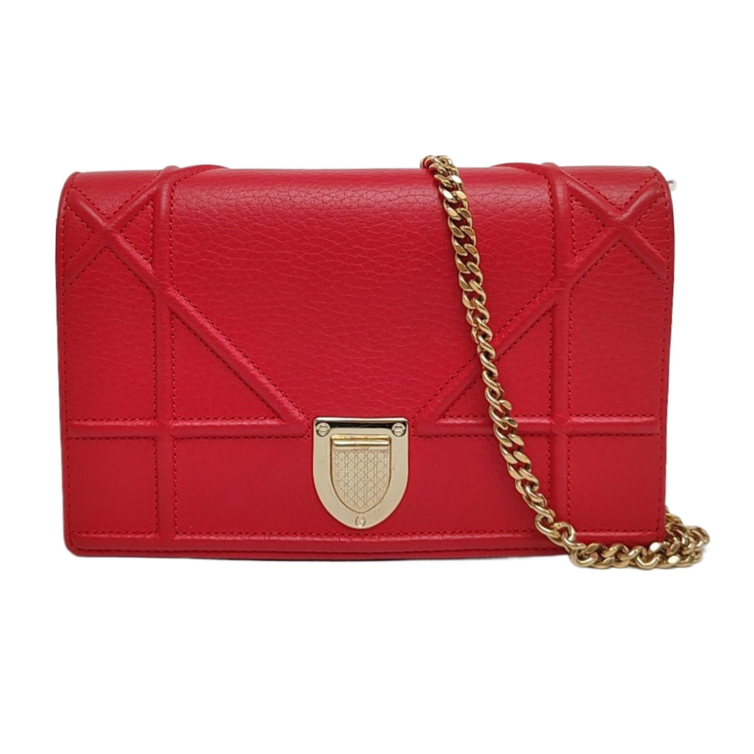 Diorama Calfskin Red