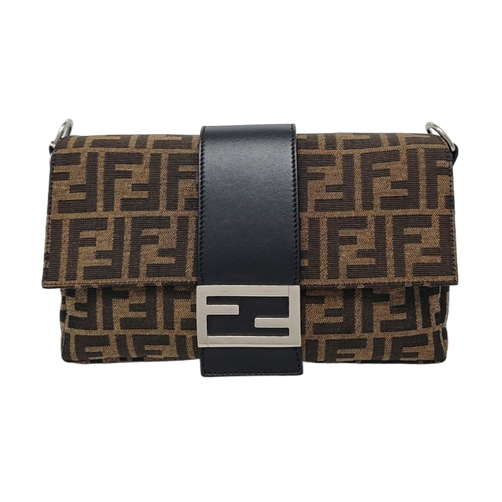 Authenticated pre-owned  Baguette Fabric Brown - Shoulder Bag at Looply