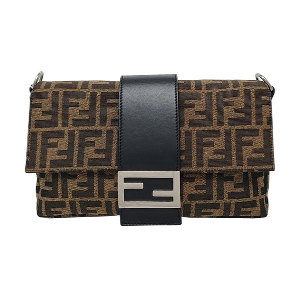 Authenticated pre-owned  Baguette Fabric Brown - Shoulder Bag at Looply