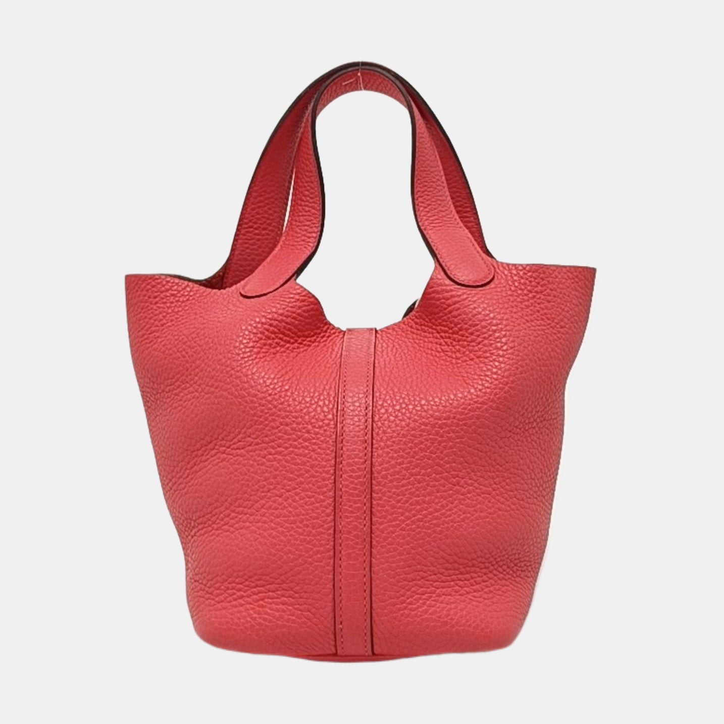 Authenticated pre-owned  Picotin Lock 18 Clemence Pink - Top Handle Bag at Looply