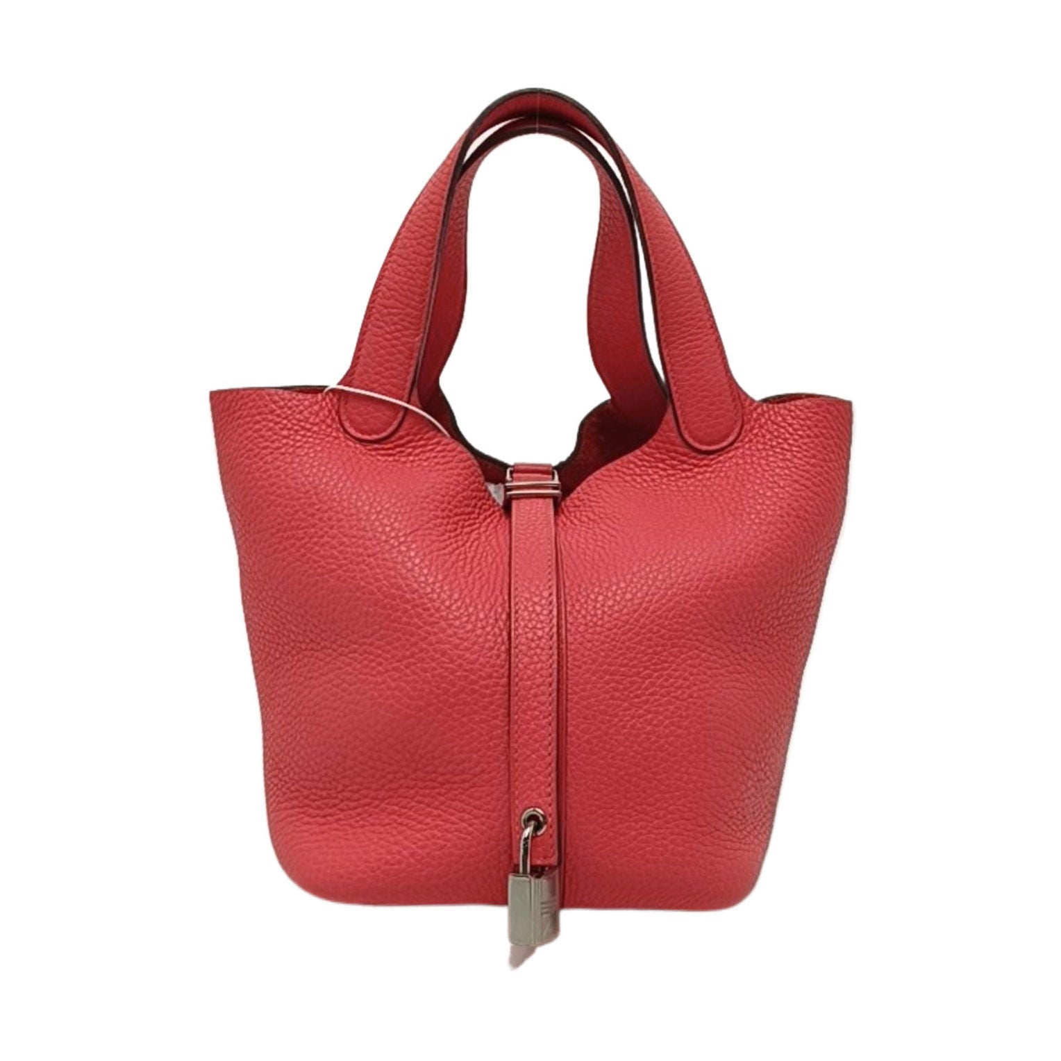 Authenticated pre-owned  Picotin Lock 18 Clemence Pink - Top Handle Bag at Looply