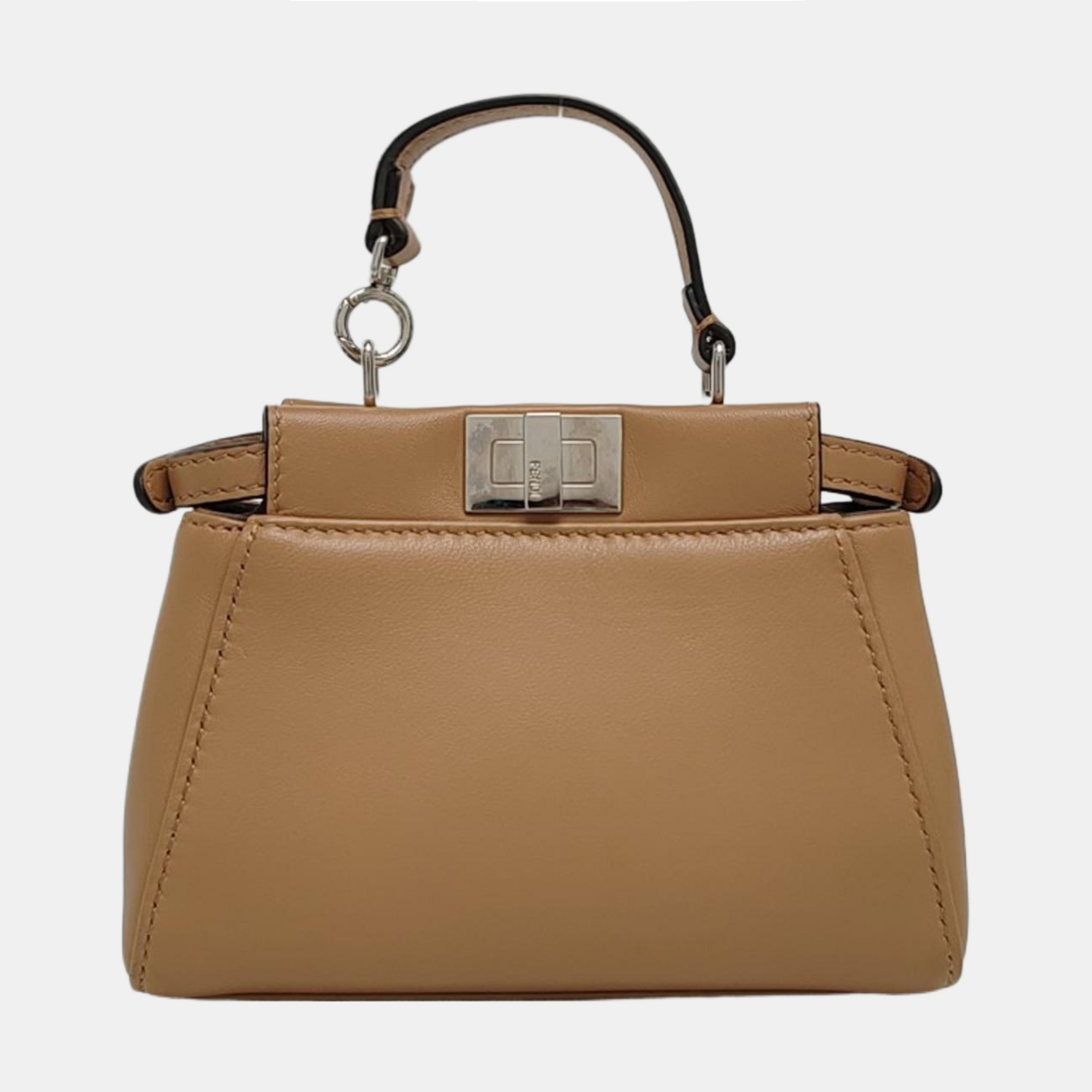 Authenticated pre-owned  Peekaboo Lambskin Beige - Shoulder Bag at Looply