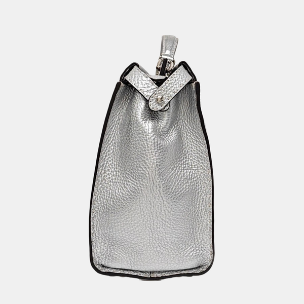 Authenticated pre-owned  Peekaboo Calfskin Silver - Shoulder Bag at Looply