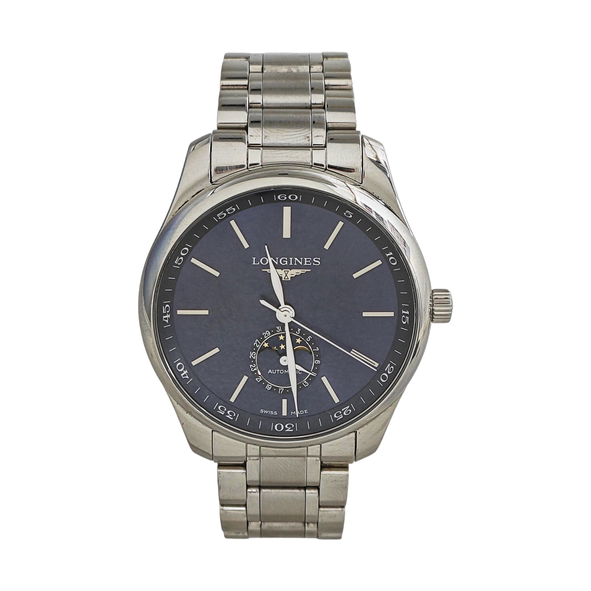 Master Control 42mm Navy Blue Automatic Watch