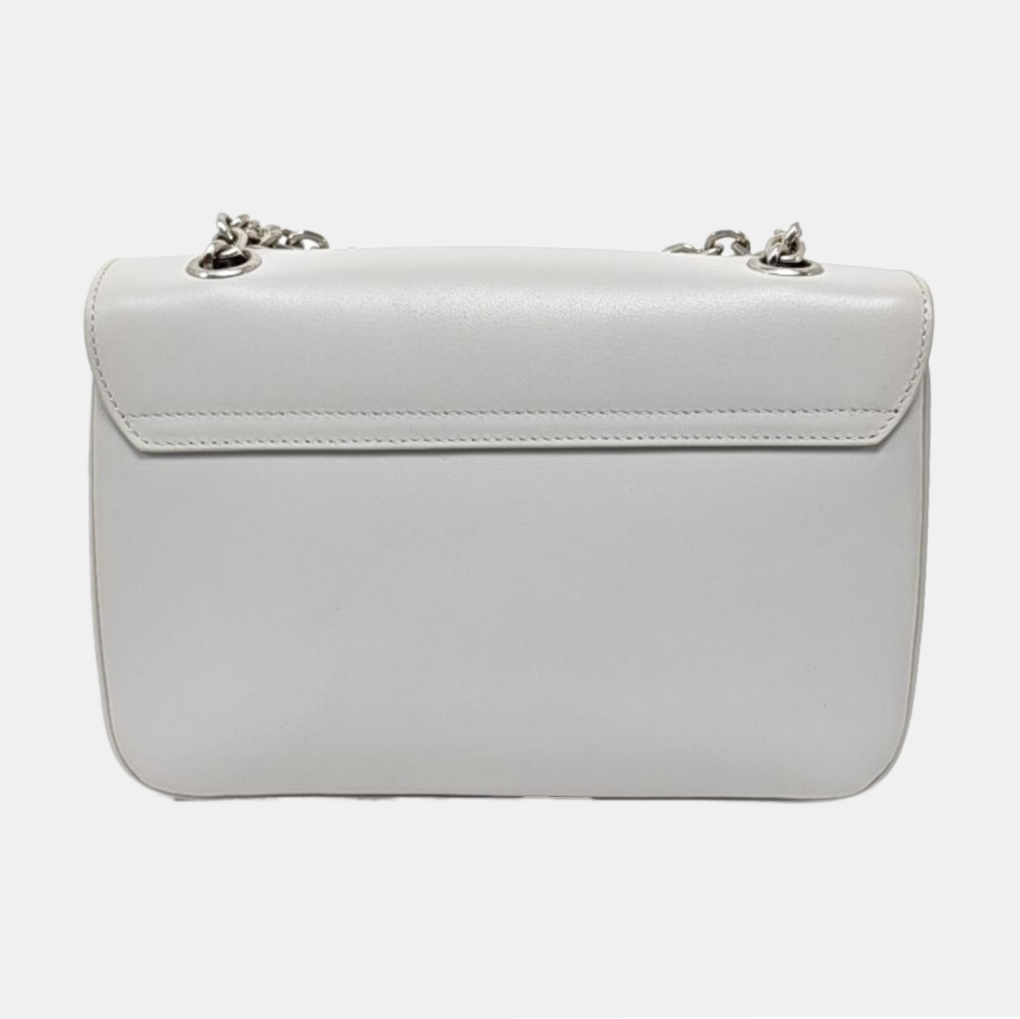 Authenticated pre-owned  C Medium Calfskin Gray - Shoulder Bag at Looply